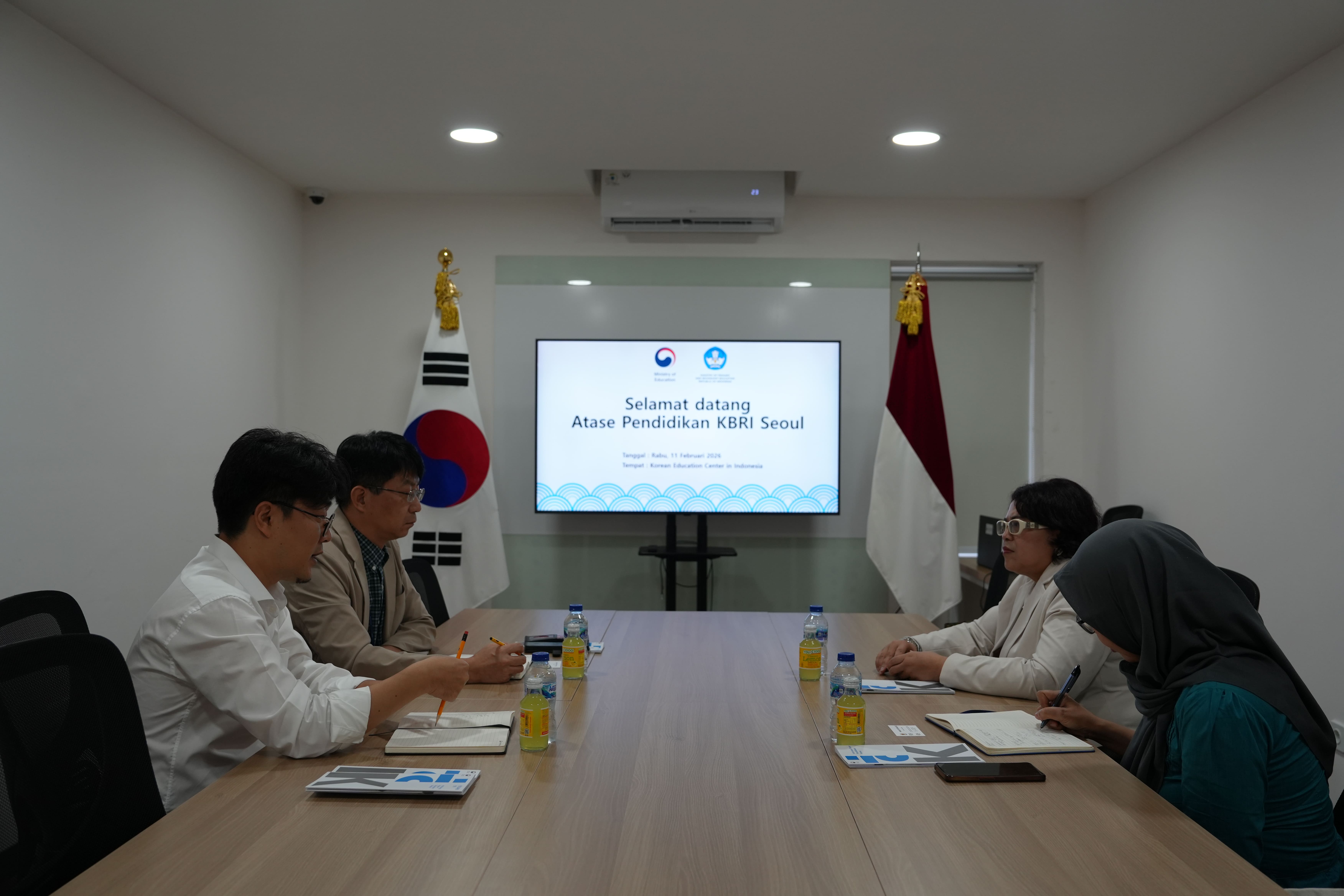 Kunjungan Atase Pendidikan KBRI Seoul ke Korean Education Center