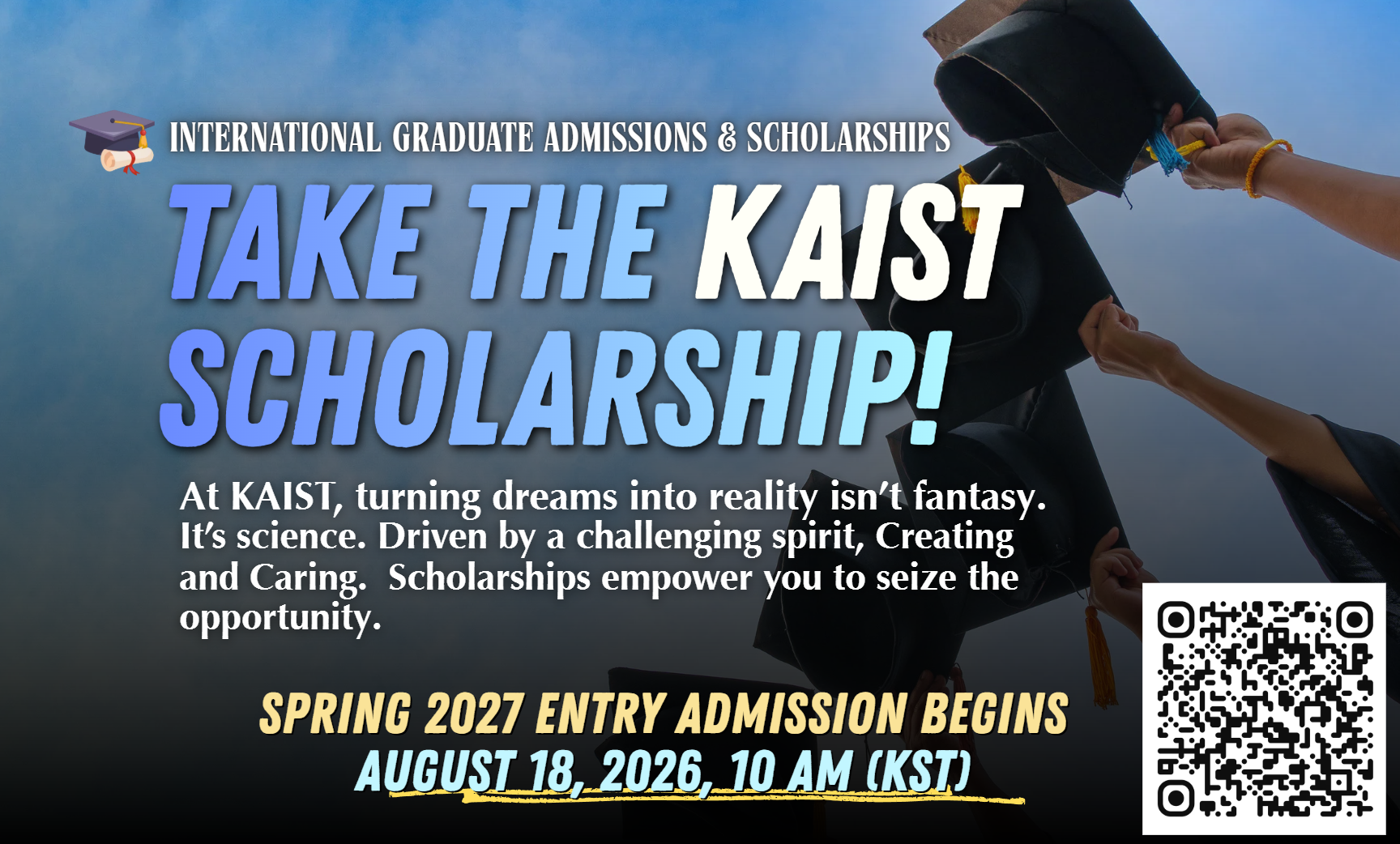KAIST Spring 2027 International Graduate Admission